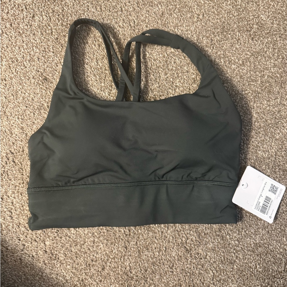 Lululemon Athletica Sports Bra Size Four Rainforest Green